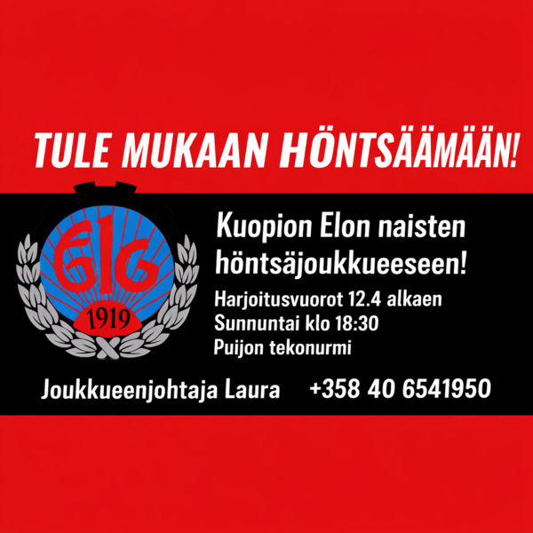2026 Kesän harjoitusvuoro