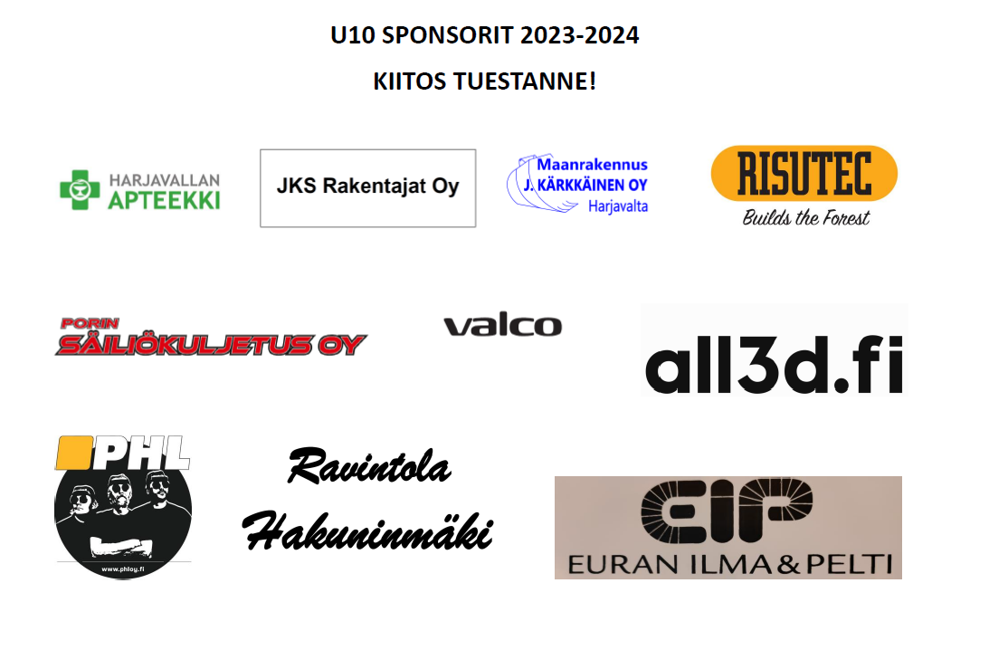 U10 Sponsorit 2023-2024