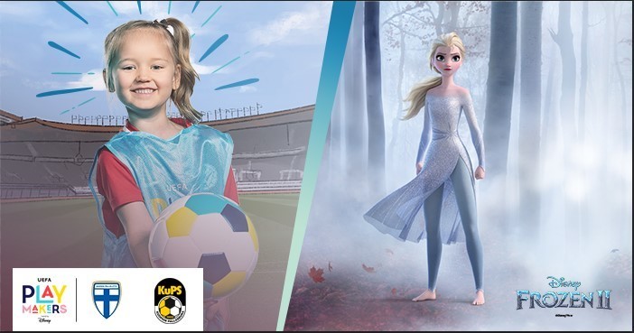 Mimmiliiga Playmakers alkaa - Tule tutustumaan jalkapalloon Frozen 2 tarinan mukana!