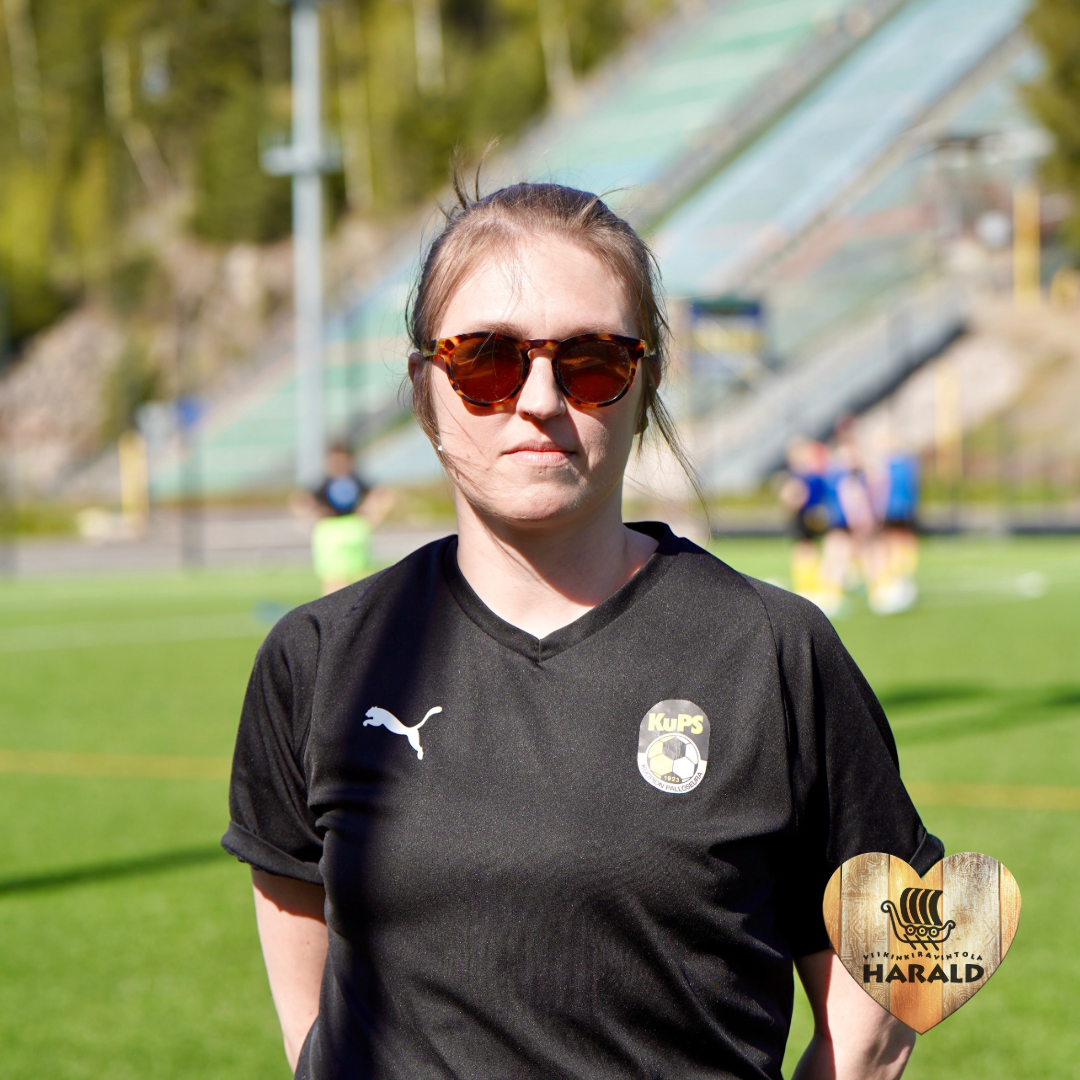 KuPS x Harald kuukauden vapaaehtoinen Petra Nissinen