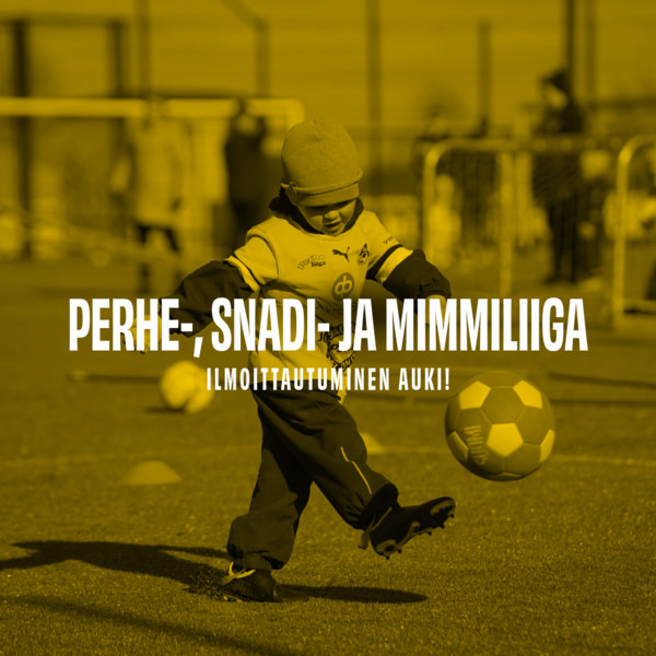 Perhe-, Snadi- ja Mimmiliigan syyskausi alkaa elokuussa 