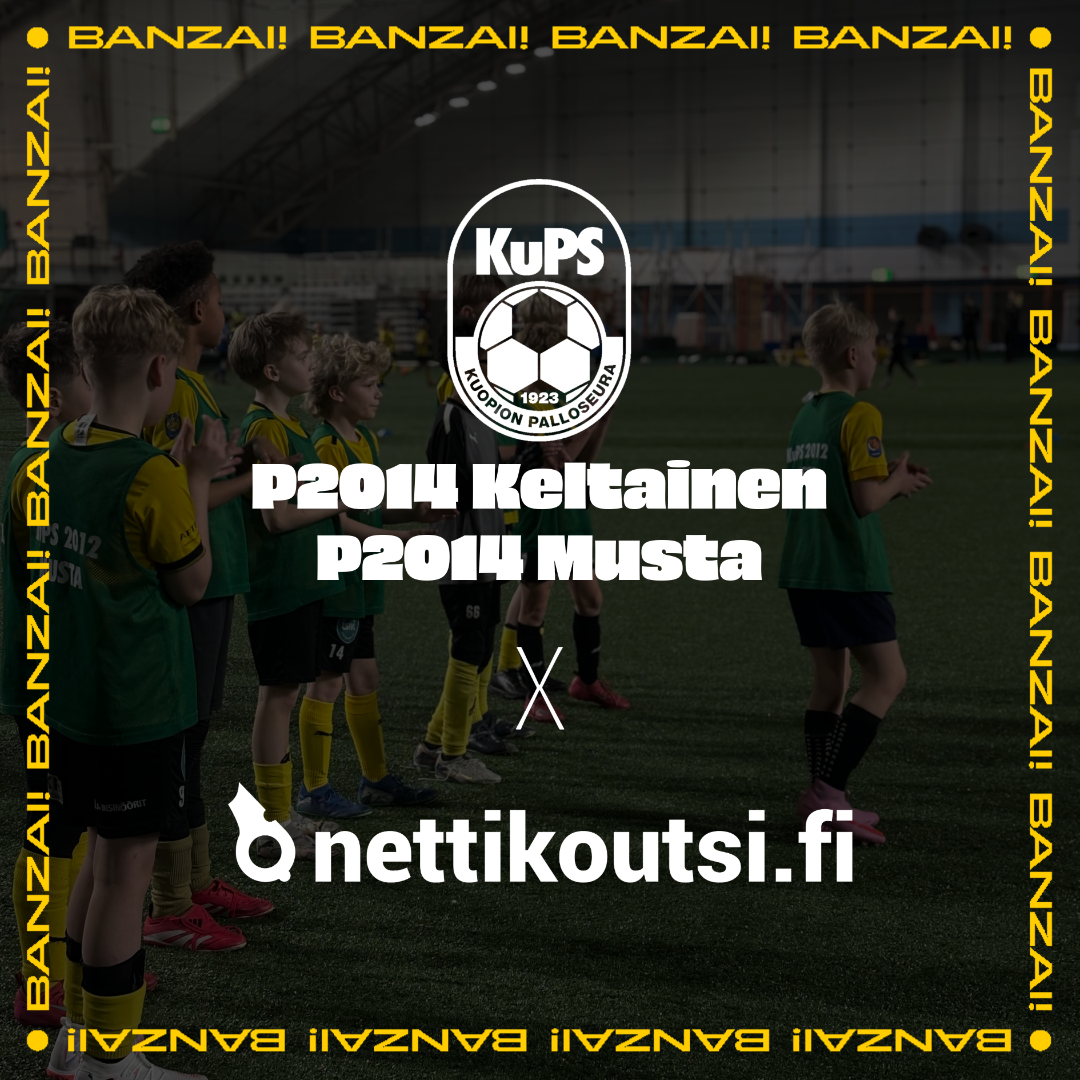 KuPS P12 Keltainen & Musta solmivat yhteistyön Nettikoutsin kanssa