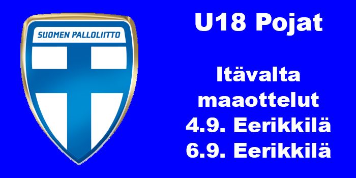 Kytilä ja Pellikka U18 maajoukkueeseen