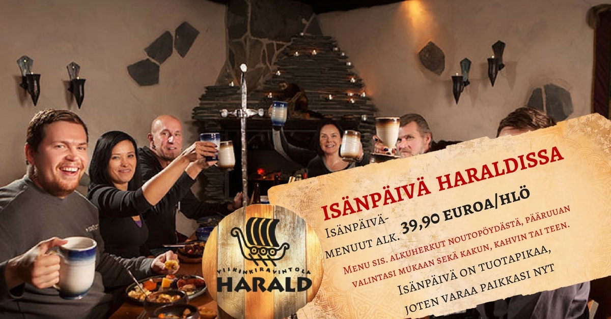 Viikinkiravintola Haraldin Isäinpäivä menu!