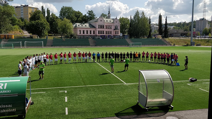 Joupet.com  ja FC Minna Lahden Kortteliliigan 50v. juhlassa.