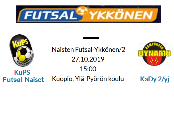 Naisten Futsal kausi alkaa 27.10.2019 klo 15 Ylä-Pyörön koululla