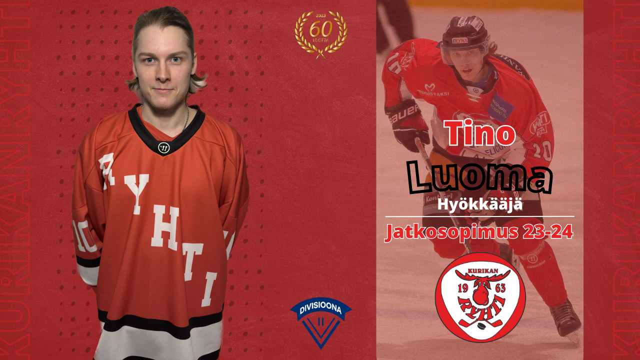 Tino Luoma jatkaa Ryhti-paidassa! 
