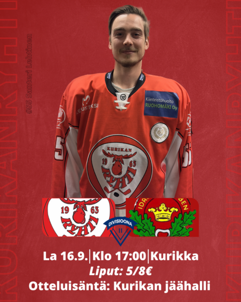 Runkosarjan avaus lauantaina Timber-hallissa