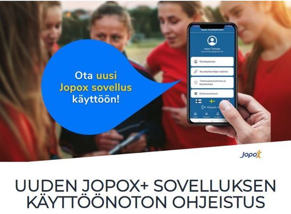 UUDEN JOPOX+ SOVELLUKSEN KÄYTTÖÖNOTON OHJEISTU