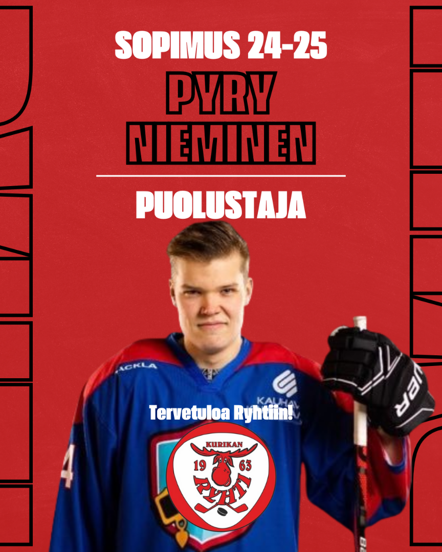 Pyry Nieminen siirtyy Kurikan Ryhtiin!