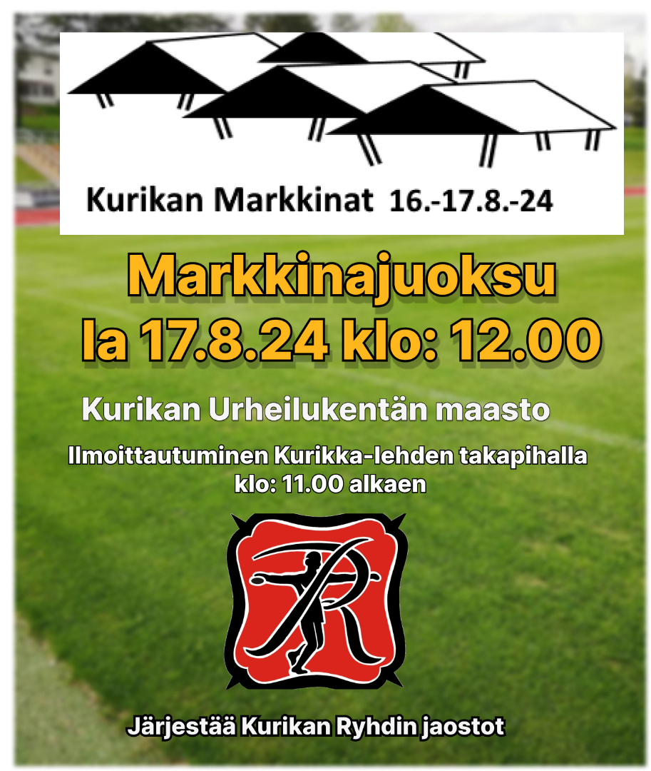 Markkinajuoksu la 17.8.24 klo: 12.00