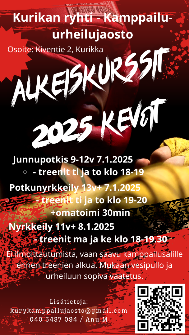 Kevään 2025 alkeiskurssit