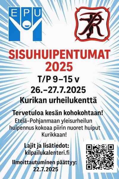 Sisuhuipentumat Kurikassa 26.-27.7.25