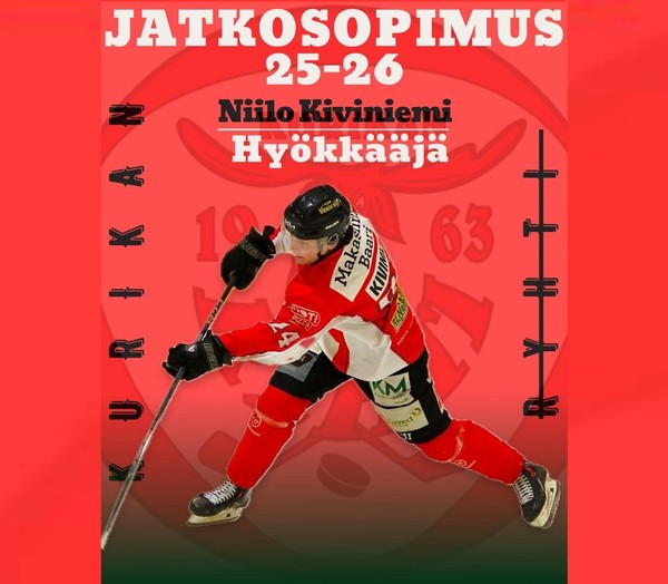Niilo Kiviniemi jatkaa Ryhdissä