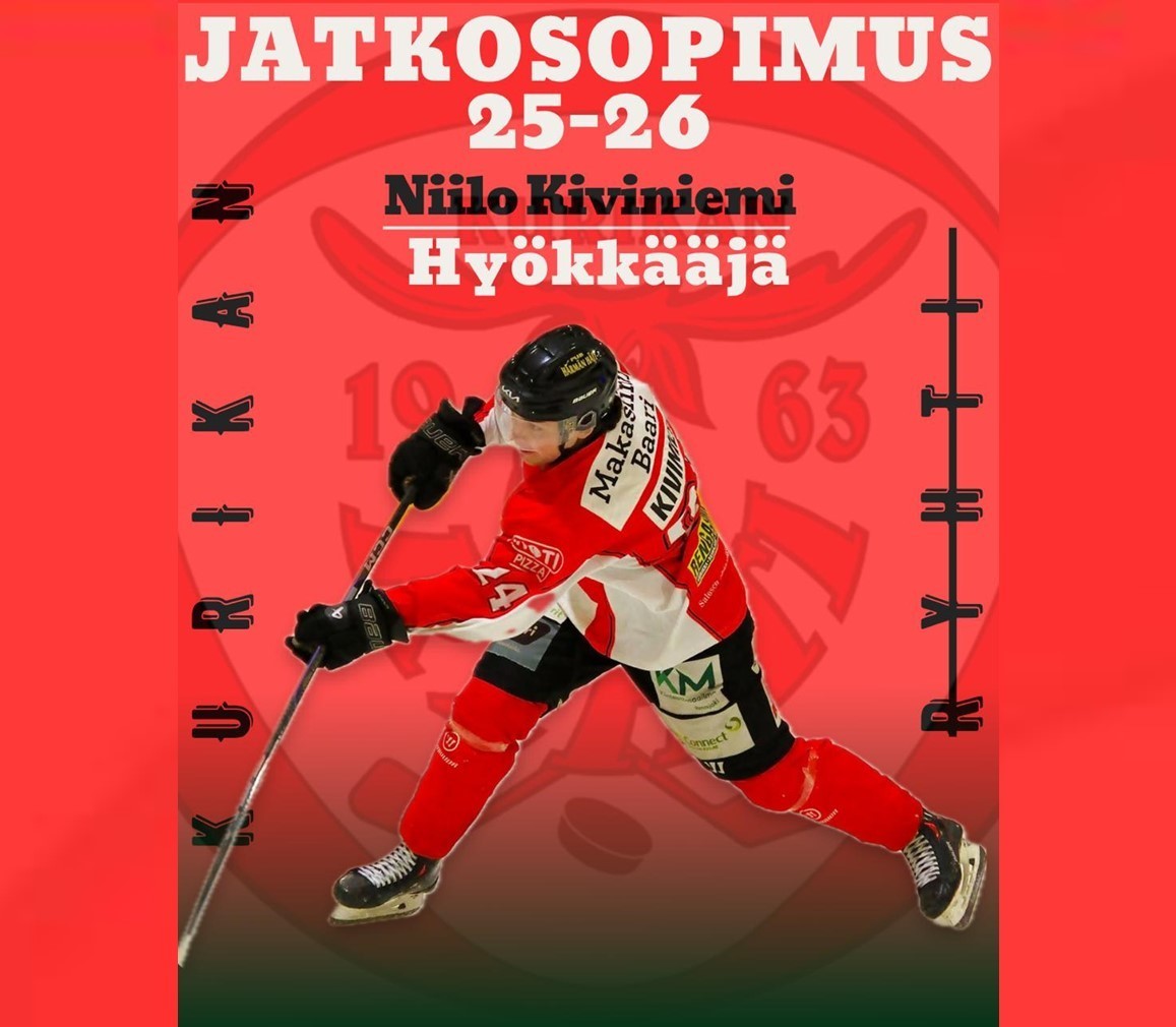 Niilo Kiviniemi jatkaa Ryhdissä