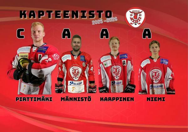 Ryhdin kapteenisto valittu