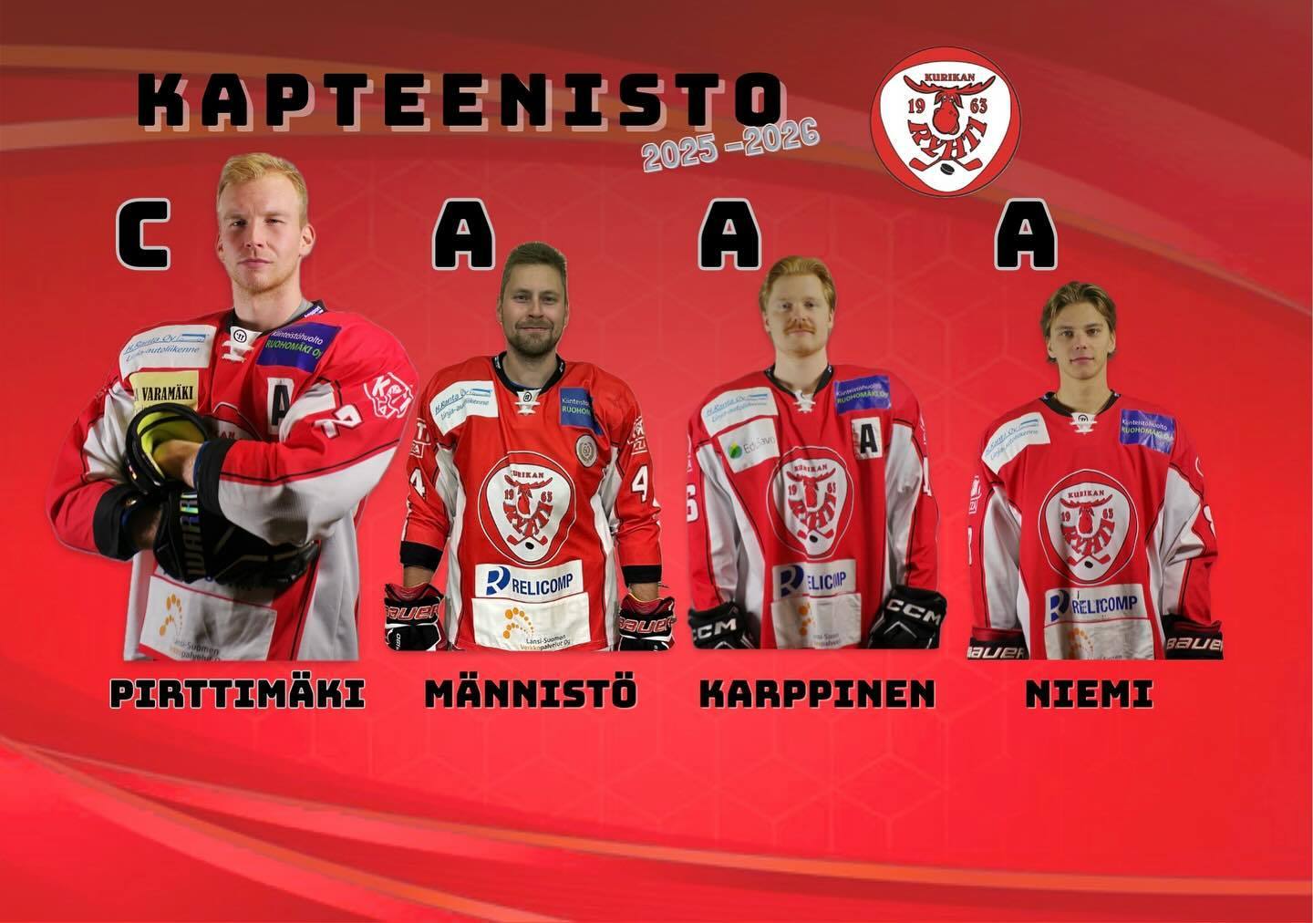 Ryhdin kapteenisto valittu