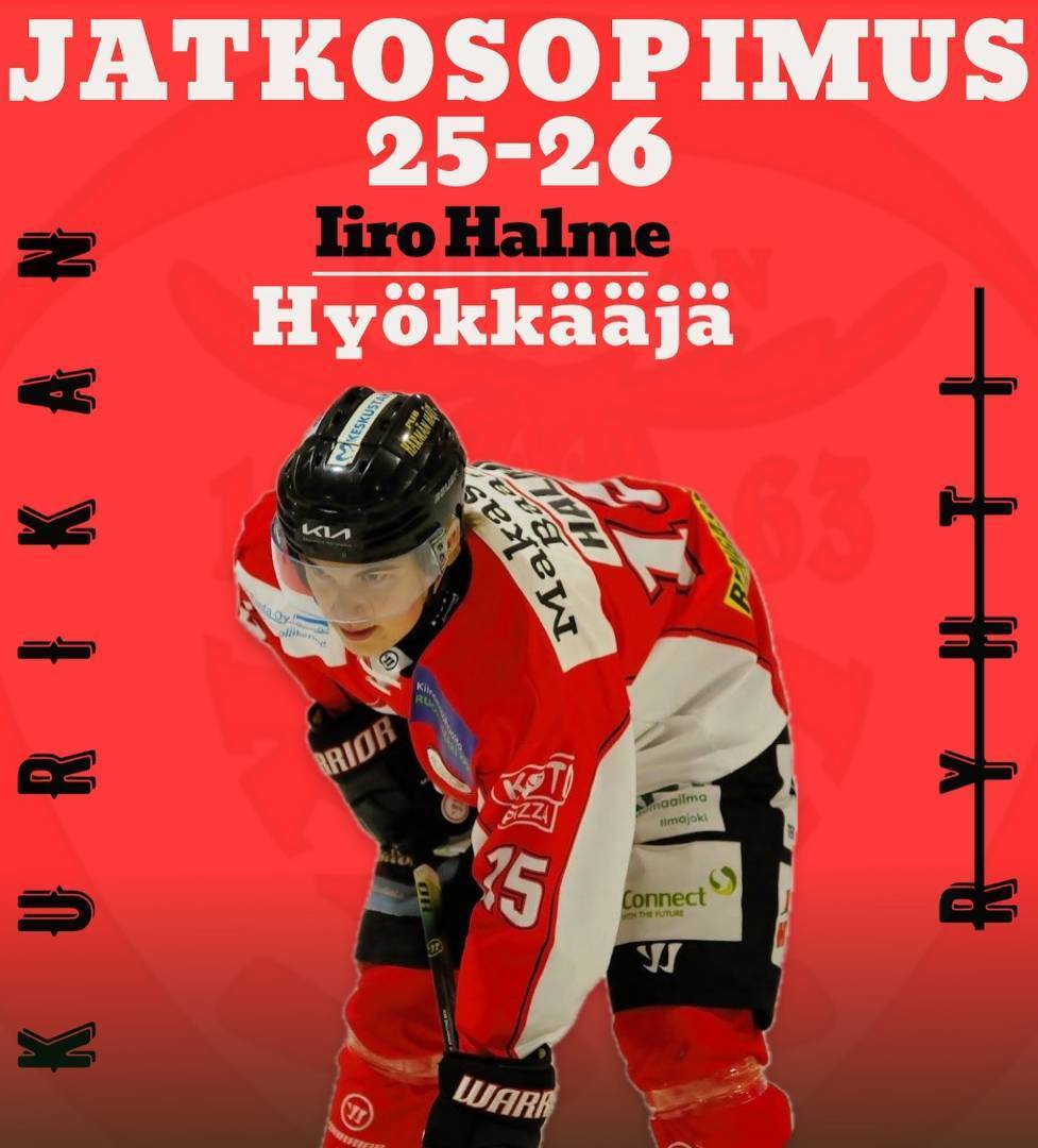 Iiro Halme jatkaa Ryhdissä