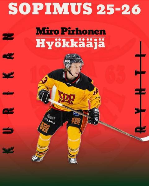 Miro Pirhonen siirtyy Ryhtiin