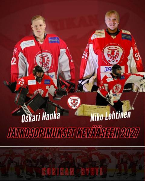 Hanka ja Lehtinen vartioivat Ryhdin maalia