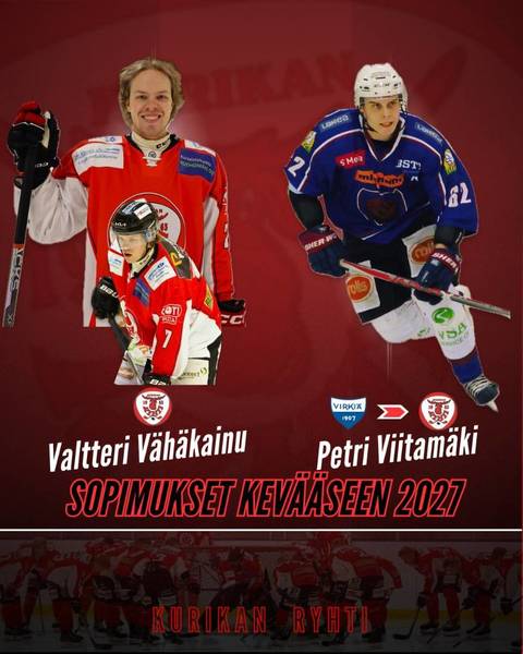 ​Vähäkainu jatkaa, Viitamäki siirtyy Ryhtiin