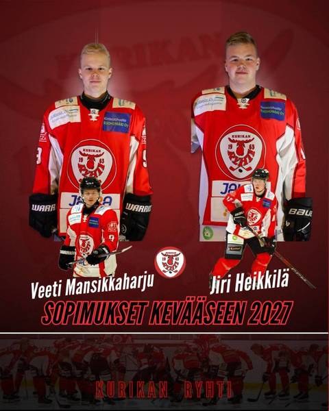 ​Mansikkaharju ja Heikkilä jatkosopimukseen