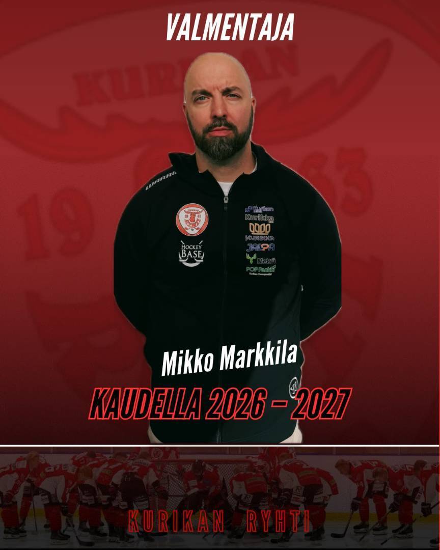 Markkila liittyy edustusjoukkueen valmennukseen