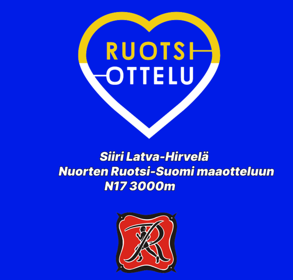 Siiri Latva-Hirvelä on valittu Suomen alle 18-vuotiaiden nuorten Ruotsi-Suomi maaotteluun