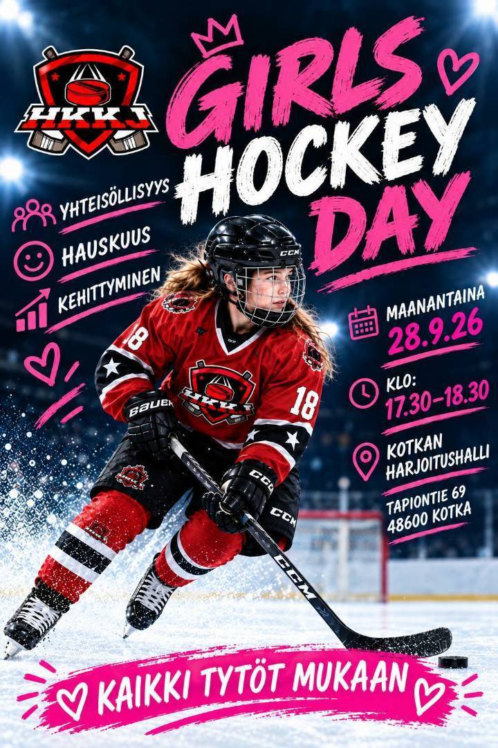 Girls Hockey Day-tapahtuma 28.9.2026!