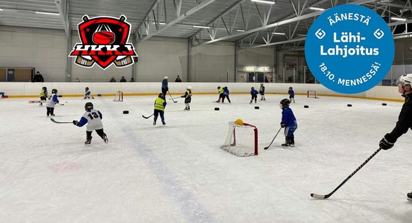 Hamina-Kotka Kiekkojuniorit ry on mukana LähiLahjoitus-äänestyksessä!