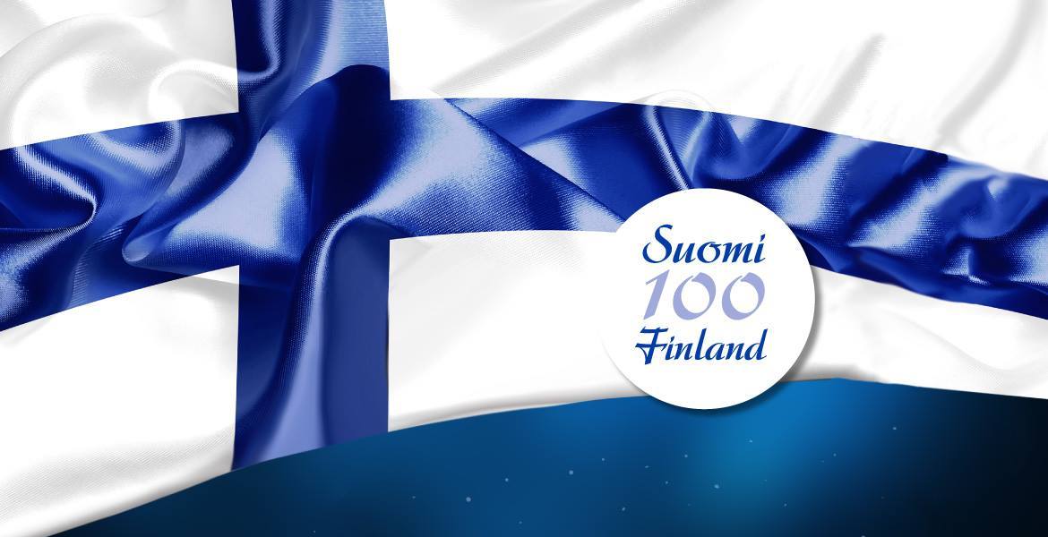 Onnea satavuotias Suomi