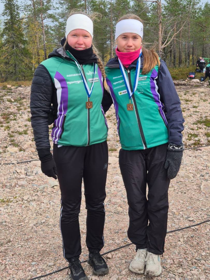 SM-pitkällä 6.9. Posiolla Johanna ja Vilma palkintosijoilla