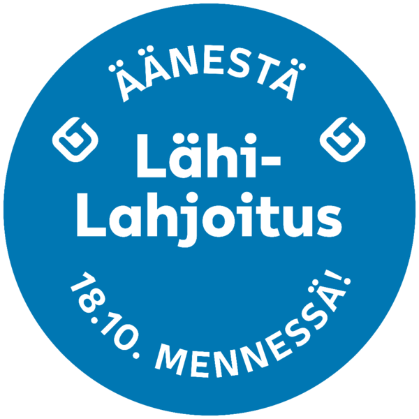 Anna KyRalle äänesi Tapiolan Lähilahjoituskampanjassa