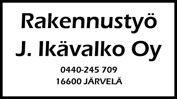 Rakennustyö J.Ikävalko Oy