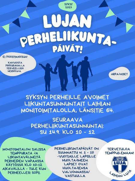 Perheliikuntapäivä 14.9.2025