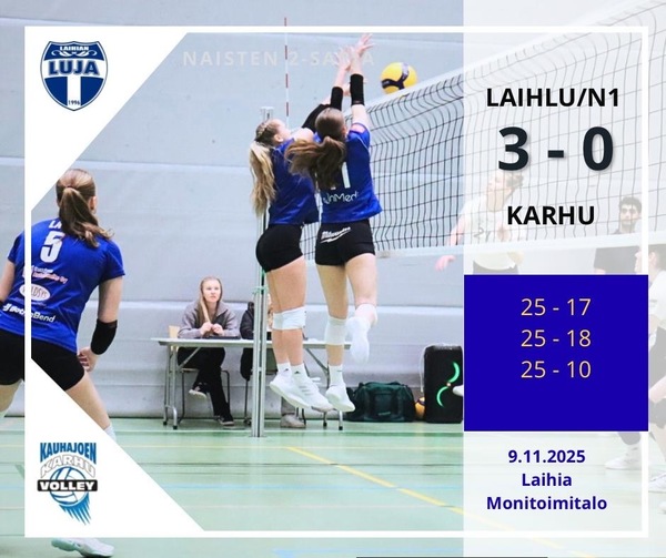 Luja - Karhu 3-0
