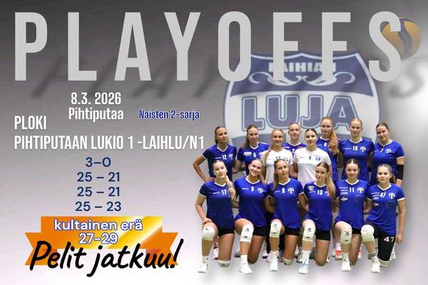 Playoffit jatkuu! 
