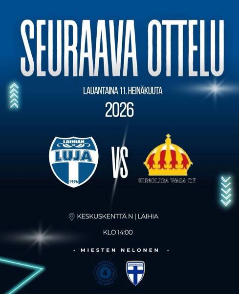Lujan miesten syyskierros käynnistyy kotiottelulla