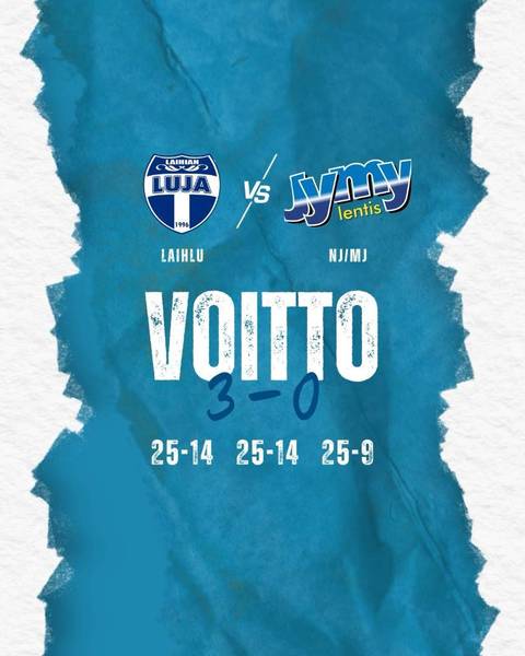 3-0 Voitto NJ/MJ:sta 
