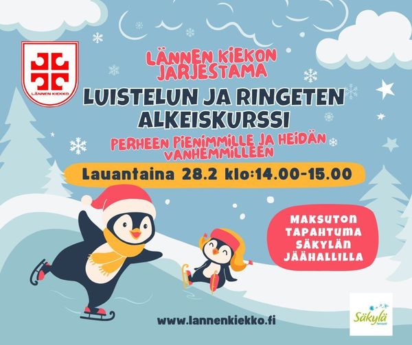 Lännen Kiekko kutsuu kaikki pienet pingviinit jäälle!