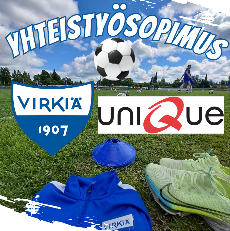 Virkiä Jalkapallo X Unique Branding Oy -Seuravaatteet ja Fanikauppa