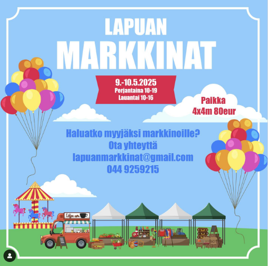 Lapuan Markkinat 9.-10.5.2025