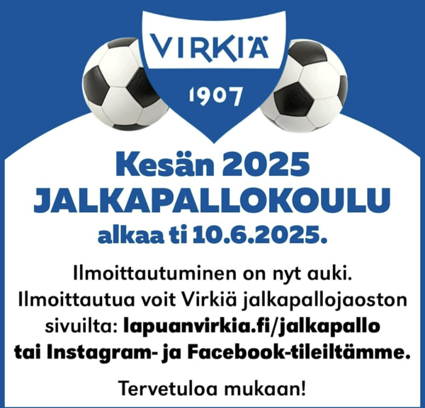 Kesän Jalkapallokoulu 2025