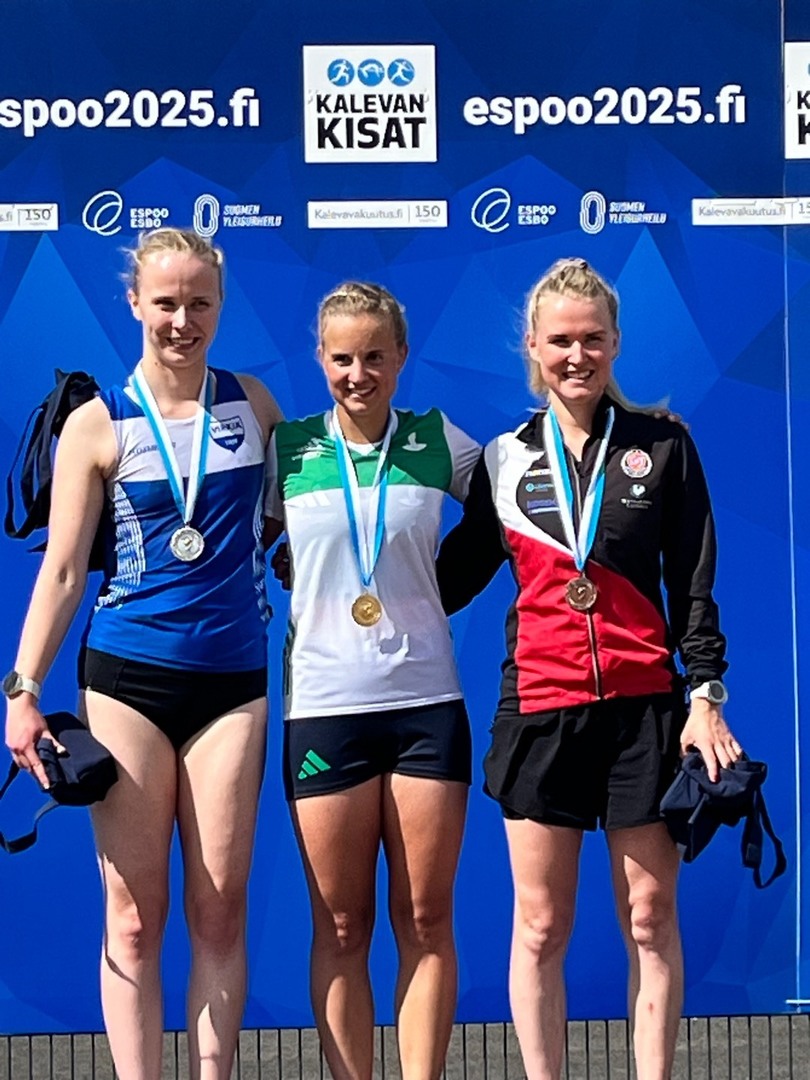 Kalevan kisoista Anniina Kivimäelle hopeaa, Valtteri Loukolle 200m:n uusi oma ennätys
