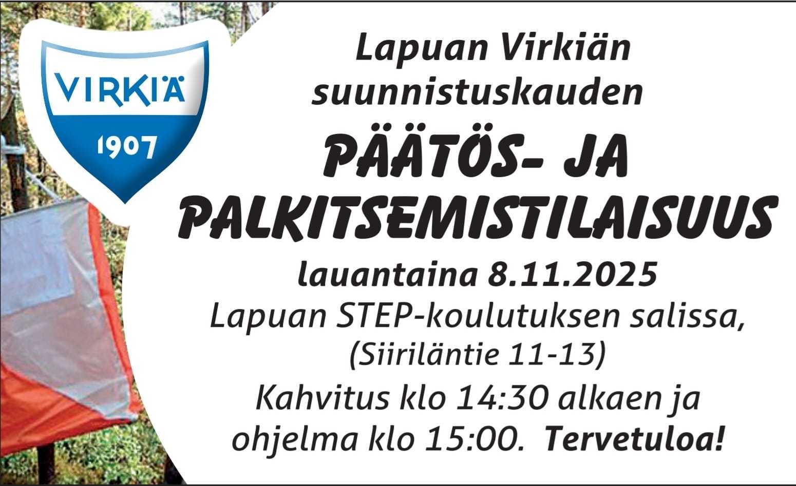 Kauden päättäjäiset 8.11.2025