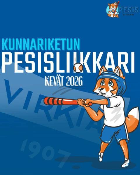 ​Kunnariketun pesisliikkari Lapualla keskiviikkoisin 7.1.2026-29.4.2026