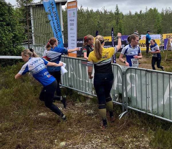 Kymen Rastiviestissä hyvä kenraali - naisille 9. sija