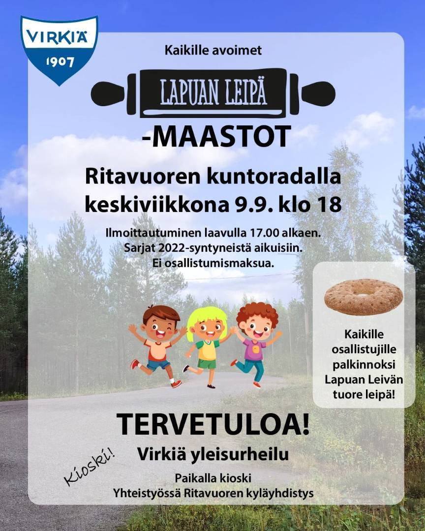 Maastot 9.9. klo 18 Ritavuorella