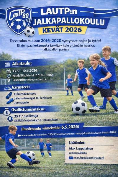 Perinteikäs LAUTP Jalkapallokoulu