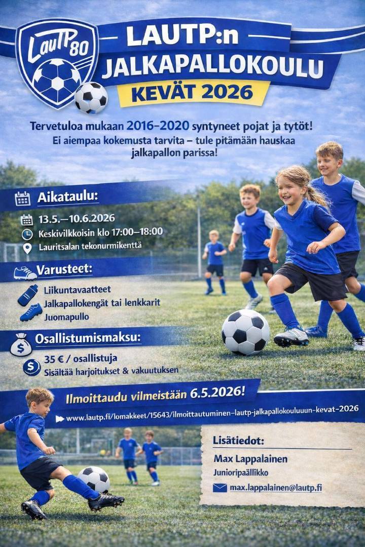 Perinteikäs LAUTP Jalkapallokoulu